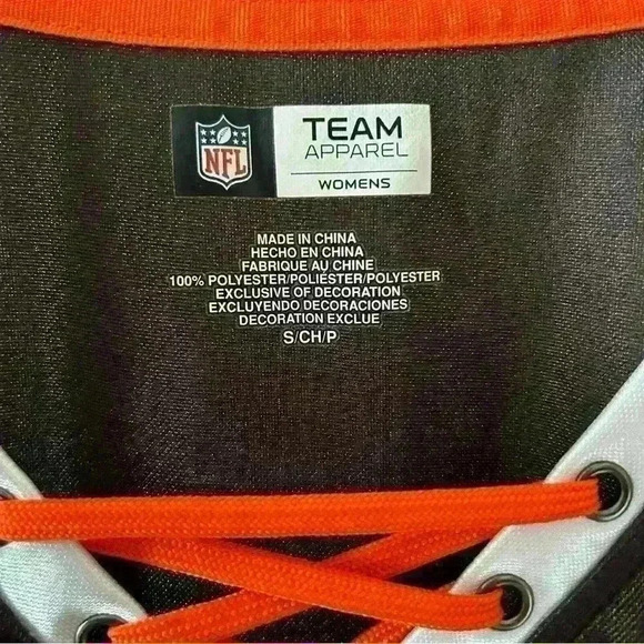 Vintage cleveland browns lace up brown shirt - Picture 3 of 4